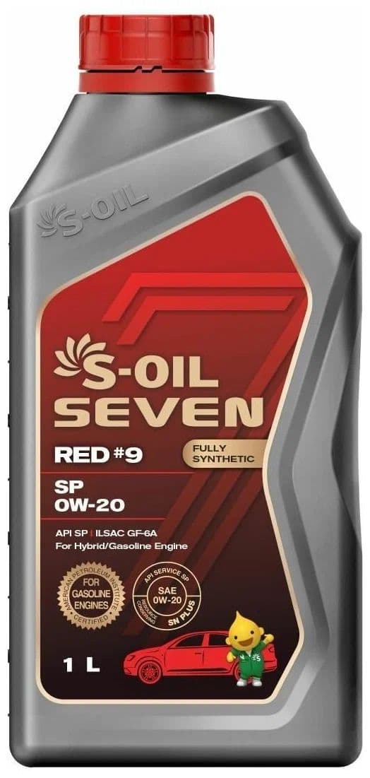 S-OIL SEVEN RED#9 SP 0W-20 Масло моторное, Синтетическое, 1 л
