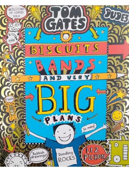 Tom Gates: Biscuits, Bands and Very Big Plans книга на английском языке для детей | Пичон Лиз