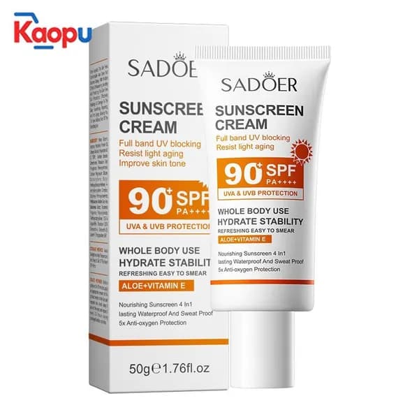 Солнцезащитный крем против старения ремонт освежающий уф защиты SPF90+