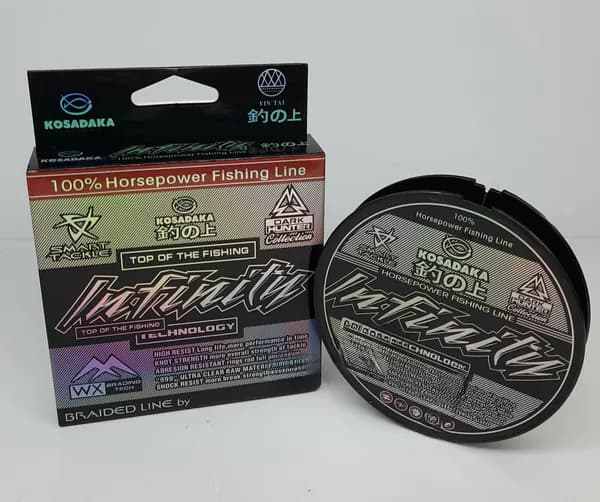 Шнур плетеный Kosadaka INFINITY d-0.18 100м