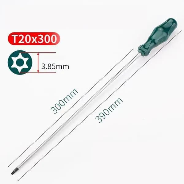 400 мм, особо длинный, для отвертки с головкой Torx, магнитный наконечник для ремонта, T10/ для T15/ для T25/T27