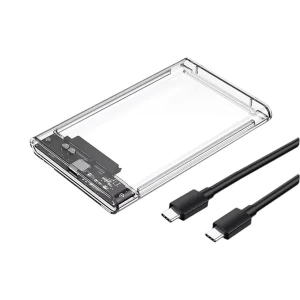 Прозрачный внешний корпус для SSD/HDD 2.5, USB 3.0 адаптер для SATA дисков, Быстрый бокс для ноутбучного накопителя