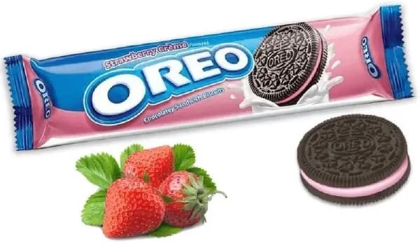 Орео Strawberry Печенье 119, 6 гр Клубничный крем Oreo