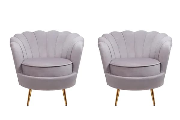 Комплект кресел ракушка Pearl Grey