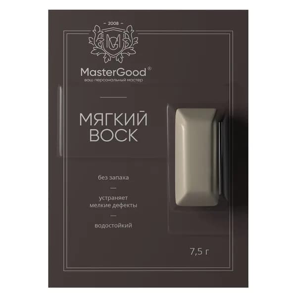 Мягкий воск для реставрации деревянных, ламинированных, пластиковых поверхностей MG СЕРЫЙ КАМЕНЬ№102