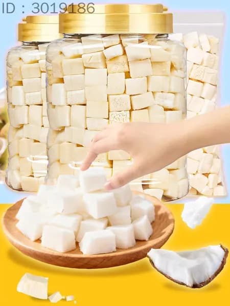 Кокосовая хрустящая,Без сахара,сублимированные ягоды и фрукты,сушеные фрукты для чая