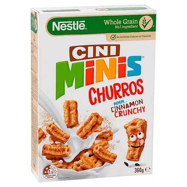 Готовый завтрак Nestle Cini Minis Churros 375г