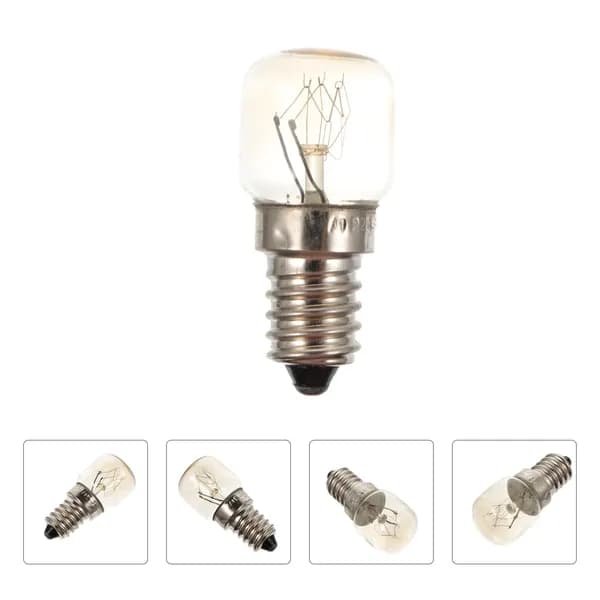 Лампа накаливания halogen e14 15w из керамического стекла для замены духовочного освещения 3 шт