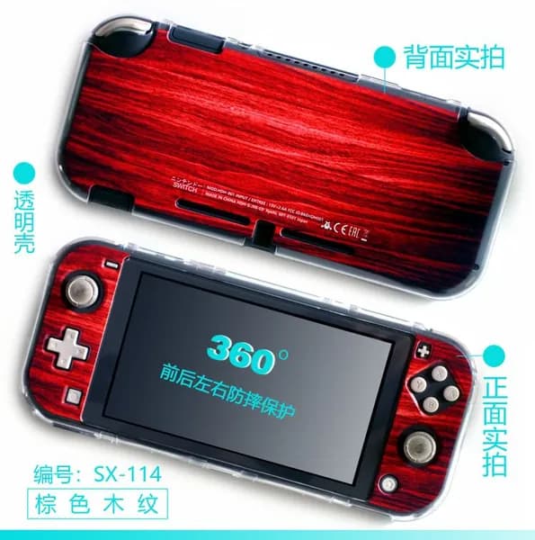 Защитный чехол для Switch Lite, полное покрытие верхней и нижней частей, окрашенный защитный чехол для игровой консоли NSL.