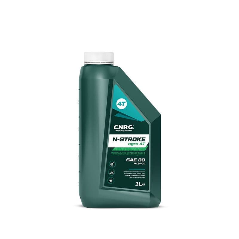 CNRG LUBRICANTS N-Stroke Agro 4T SAE 30 30 Масло моторное, Минеральное, 1 л