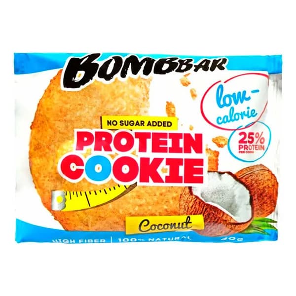 Печенье BombBar протеиновое кокос 40 г