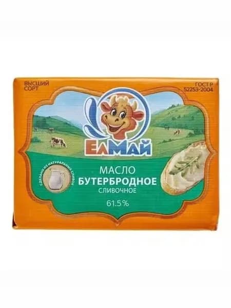Сливочное масло Елмай Бутер 61,5% БЗМЖ 160 г