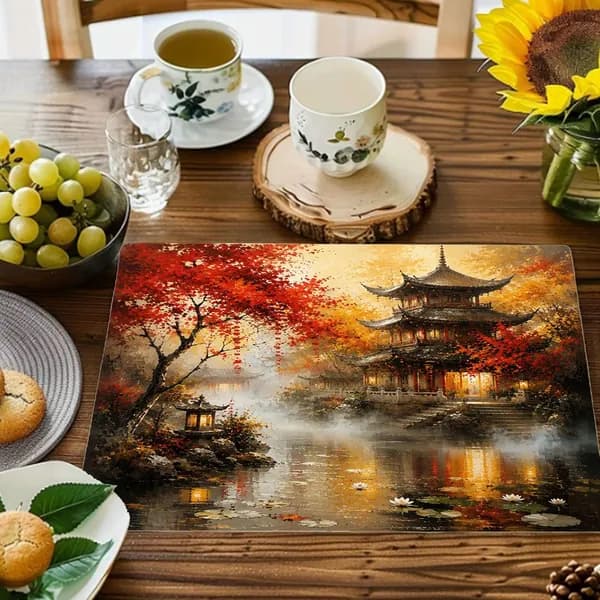 Салфетка сервировочная Искусственные материалы 32x42см, 1шт.