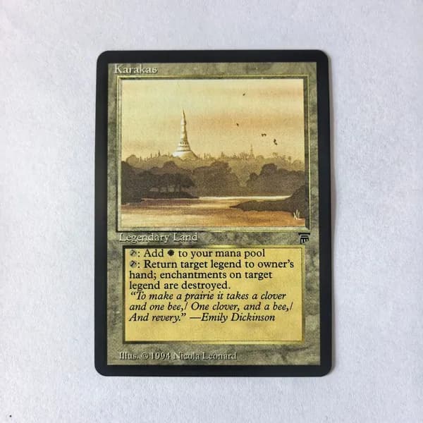 Карта Magic: The Gathering Karakas, Legends, Легендарная земля, Английская