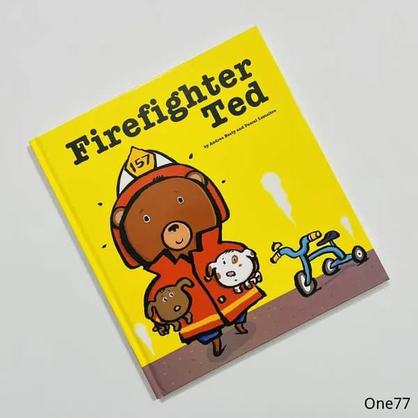 Firefighter Ted Andrea Beaty Книга на иностранном языке на английском языке
