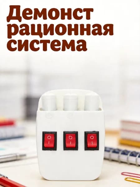 Трёхлинейный полупроводниковый источник света из пластика для лабораторных оптических экспериментов