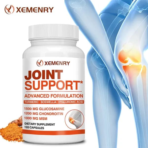 Xemenry Joint Support (120 капсул) способствует восстановлению хрящевой ткани, а также повышению подвижности и гибкости суставов