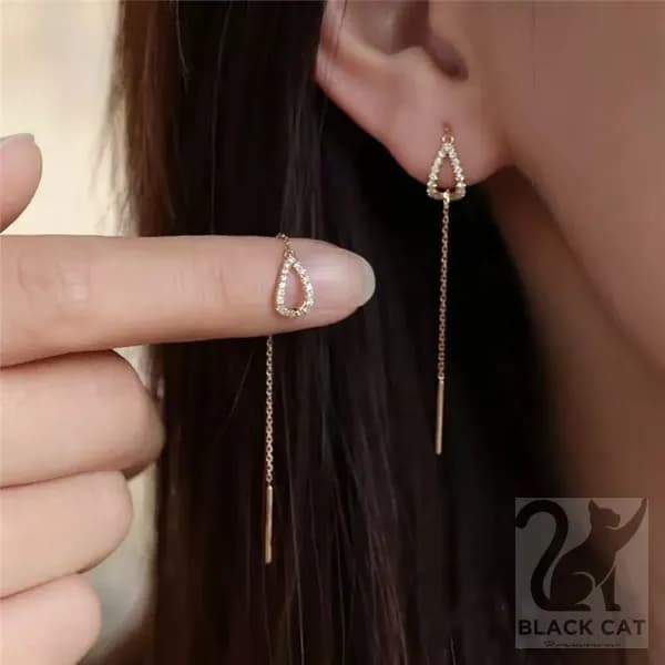 Серьги цепочки