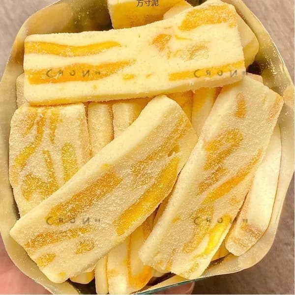 Жевательные конфеты, молочный кубик с манго и клубникой, сладкий десерт в индивидуальной упаковке