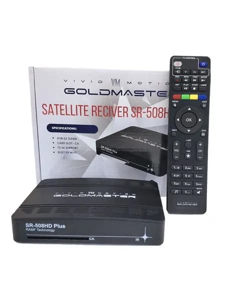 Цифровой спутниковый HD ресивер GoldMaster SR-508HD Plus R.A.M.F (подходит для Телекарты)