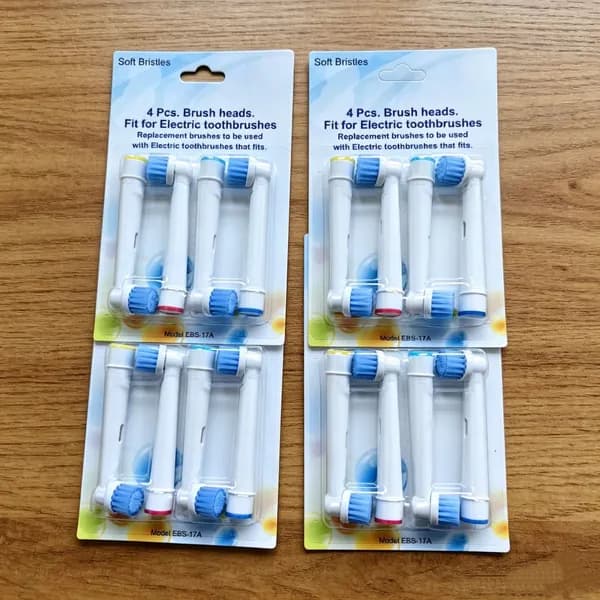 16 шт.Сменные насадки для электрических зубных щеток Oral-B, кроме моделей iO, Sonic и Pulsonic