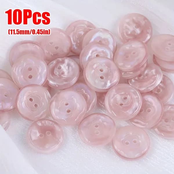 разноцветные пуговицы из смолы,декоративные для рукоделия,10шт, 11.5mm