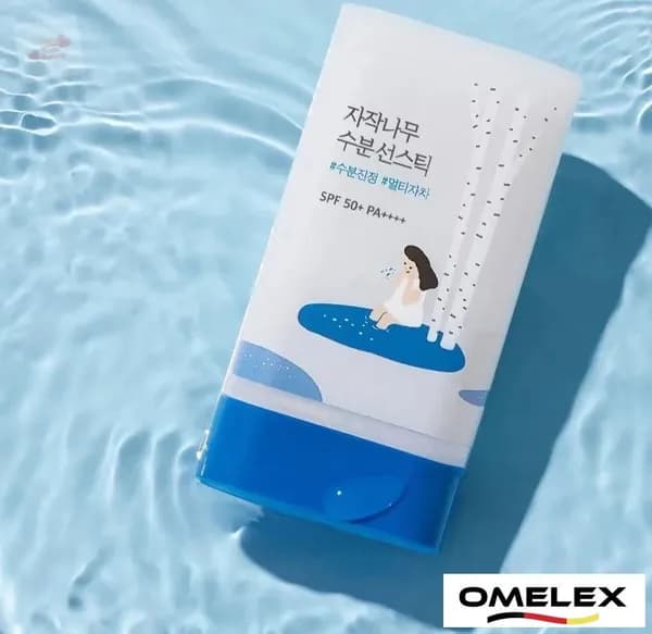 Round Lab Крем-стик солнцезащитный березовый увлажняющий - Moisturizing sun stick SPF 50+ 19г1