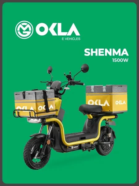 Velocifero Электроскутер Shenma, желтый