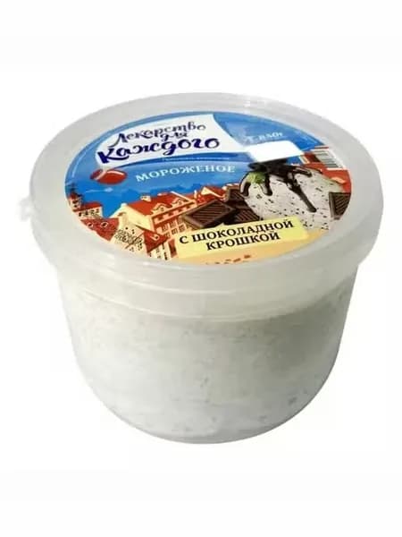 Мороженое молочное Колибри с шоколадной крошкой СЗМЖ 850 г