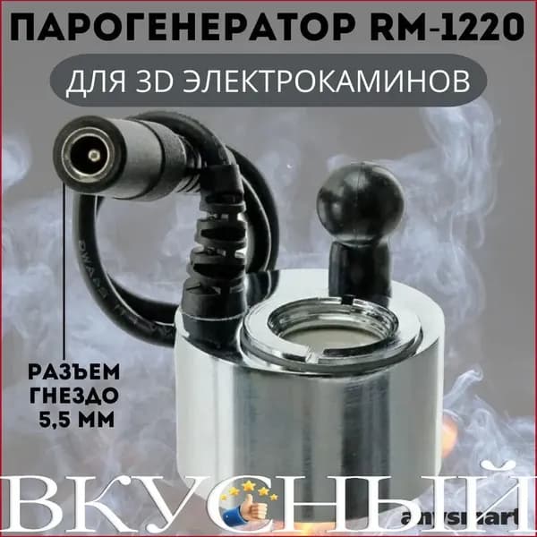 Парогенератор для электрокаминов DC24V 500mA, гнездо 5,5 х 2,5 мм