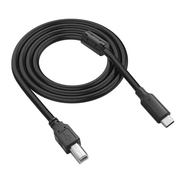 Черный кабель USB Type-C Type-B для принтера, 2m
