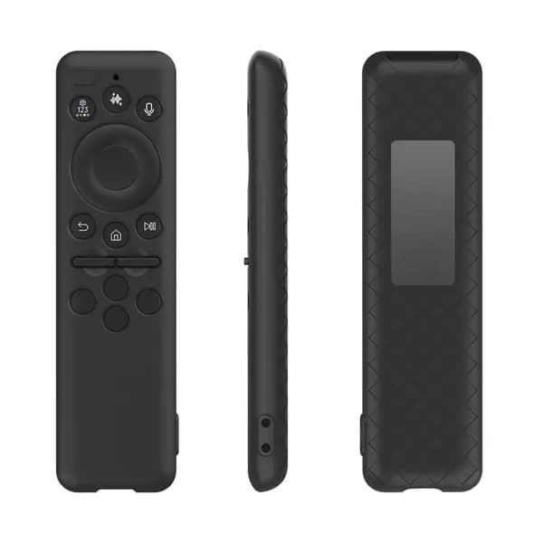 Силиконовый чехол для пультов Samsung BN59-01432A/BN59-01480L: полнозакрывающий, противоударный, с люминесцентным эффектом