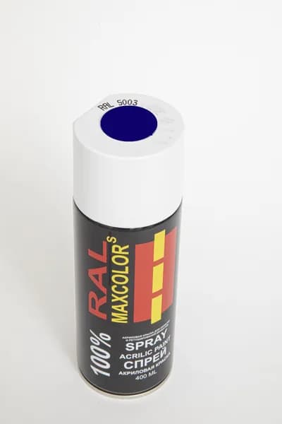 Спрей RAL Maxcolors 5003 Saphire Blue Acrilico темно-синий глянец, 400мл
