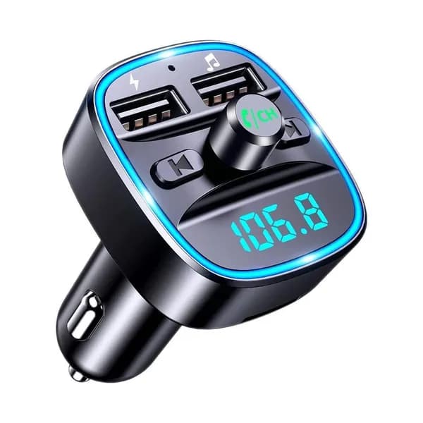 Bluetooth 5.0 Беспроводной автомобильный FM-передатчик MP3-плеер Радио 2 USB-адаптер для зарядного устройства