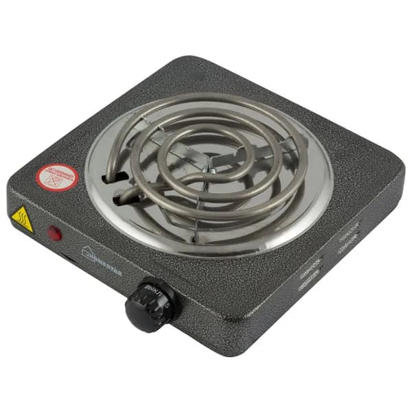 Плитка электрическая HOMESTAR HS-1103, 1000 Вт, 1 конфорка, тэн, серая