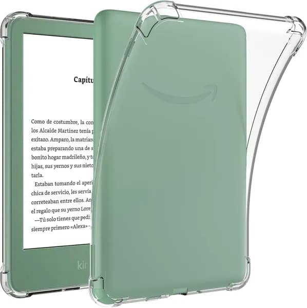 Чехол для Amazon Kindle 2022, 2024 6 дюймов (11-е поколение), силикон прозрачный