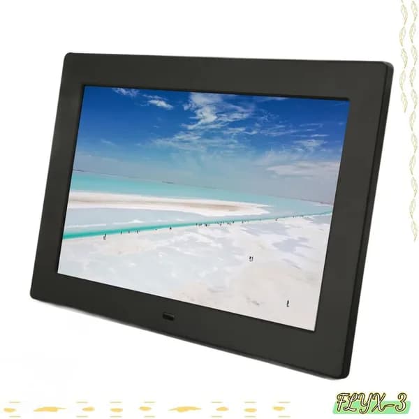 10 Inch Digital Photo Frame, Удобный обмен контентом и простая установка, для ежедневного использования дома Черный европейский стандарт