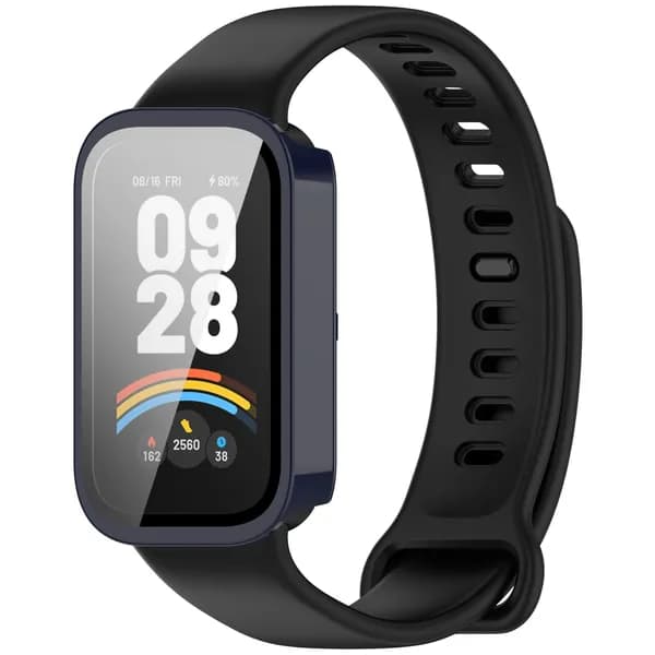 Твердый пластиковый чехол с защитным экраном для Xiaomi Smart Band 9 Active / Redmi Smart Band 3