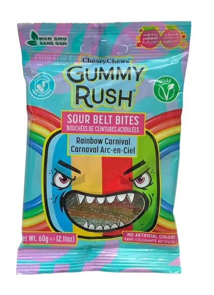 Жев.мармелад Кислые язычки Rainbow Carnival 60 гр / Gummy Rush