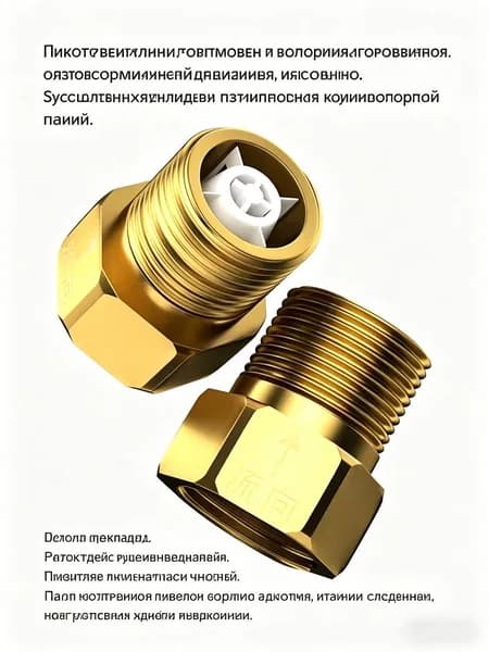 Клапан обратный сантехнический латунный 2 шт. с уплотнениями и лентой
