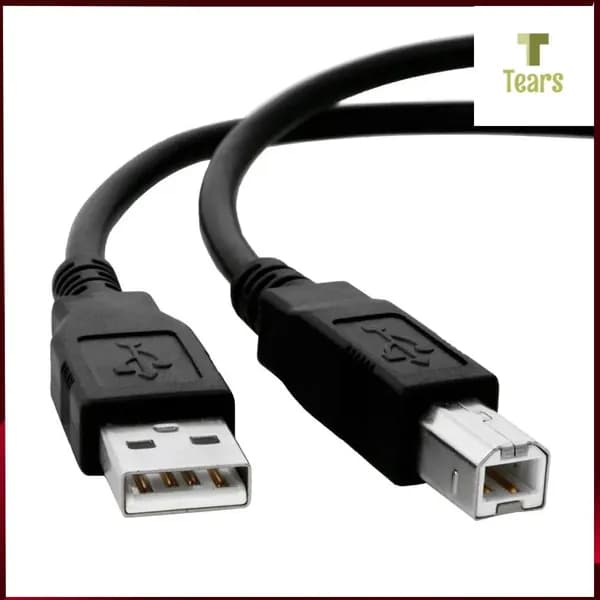 Кабель для интернет-соединения USB 2.0 Type-A/USB 2.0 Type-B, 1.6 м, черный