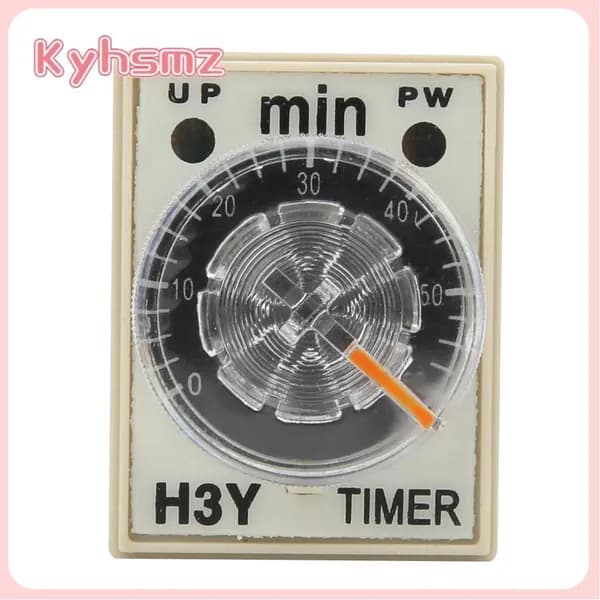 H3Y-2, таймер задержки времени с высокой точностью и металлическими контактами, для электрического оборудования и домашних устройств 24VDC