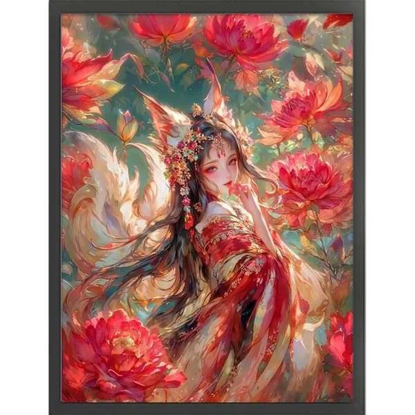 вышивка крестом 11CT, 45x60 см, с нанесённым рисунком, хлопковые нити