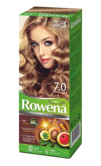 ACME Color Краска для волос ROWENA SOFT SILK Кремообразная стойкая тон 7.0 светло-русый