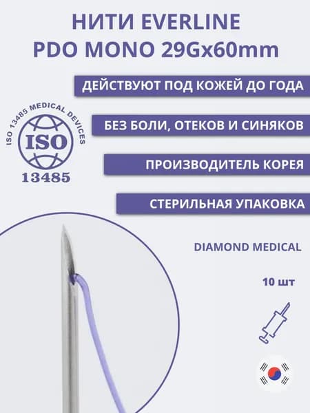 Мезонити PDO Mono 29*60 10 шт