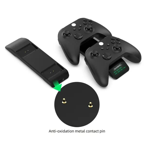 Зарядная станция для двух джойстиков Xbox Series S/X, 2 аккумулятора, с индикаторами