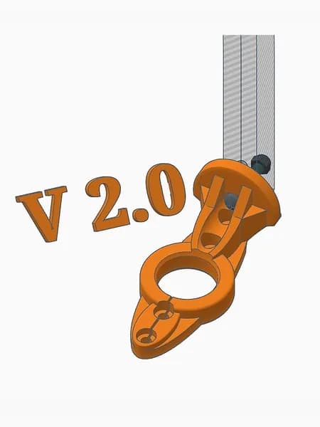 Фиксатор "SURFnsk" V 2.0 для крепления всех датчиков эхолота Практик к струбцине Практик