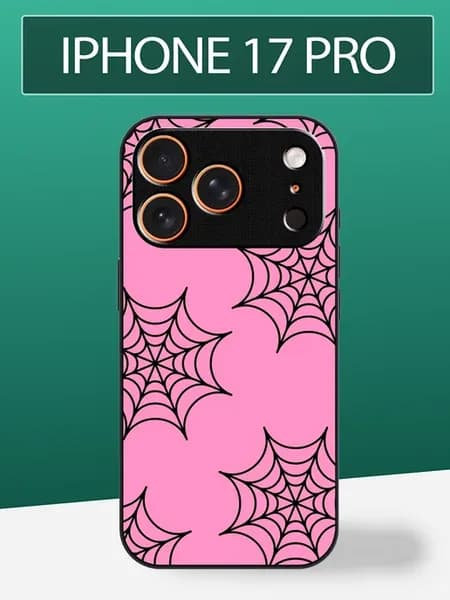 Чехол на iPhone 17 Pro паутина