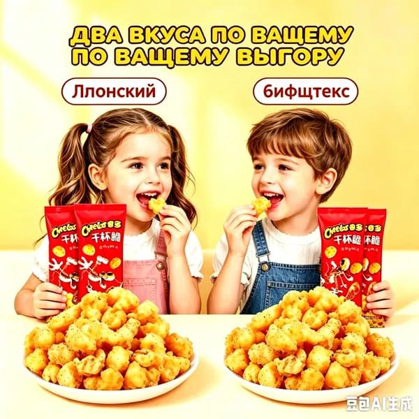 Cheetos Снеки Кукурузные "Тост"4 шт, вкуса (Японский стейк)