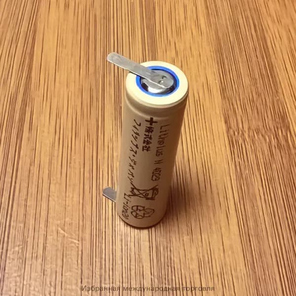 Подходит для электрической зубной щетки аккумулятор 14500 3.6V 750mAh литий-ионный аккумулятор с паяльными штифтами